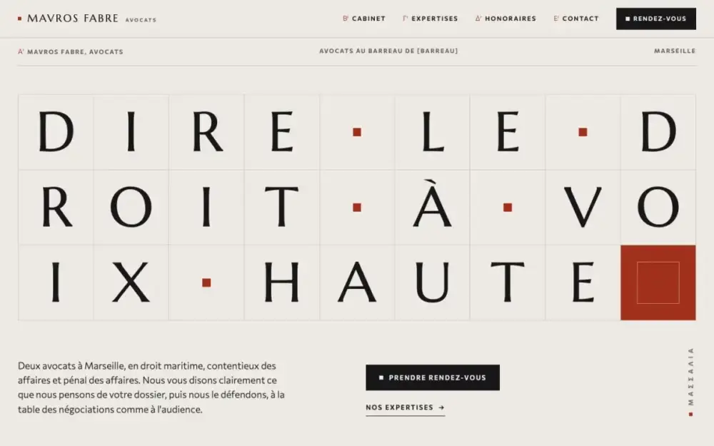 Aperçu du modèle de site Athènes
