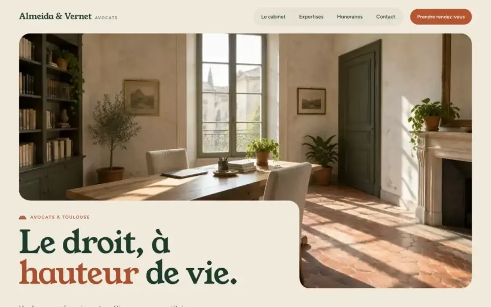 Aperçu du modèle de site Lisbonne